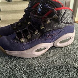 Reebok Red and Purple Sneakers